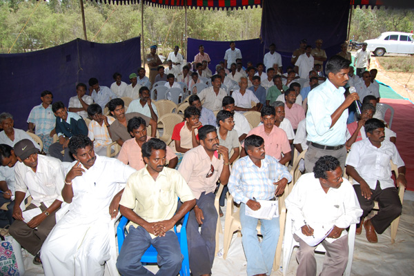 Section of the Public hearing participants